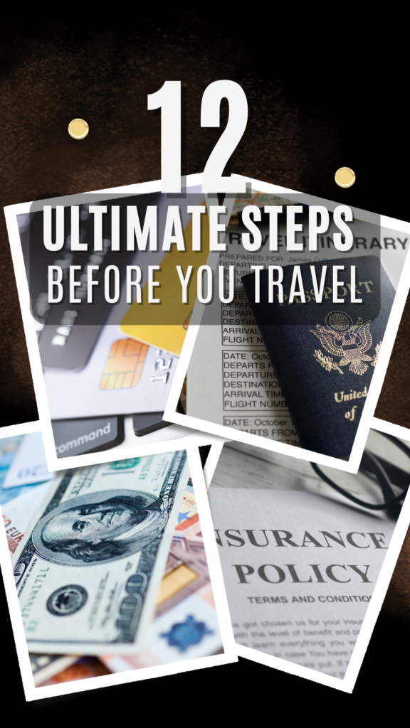 Your Pre-Trip Checklist: 12 Steps Before You Travel 2 Pre-trip Checklist
