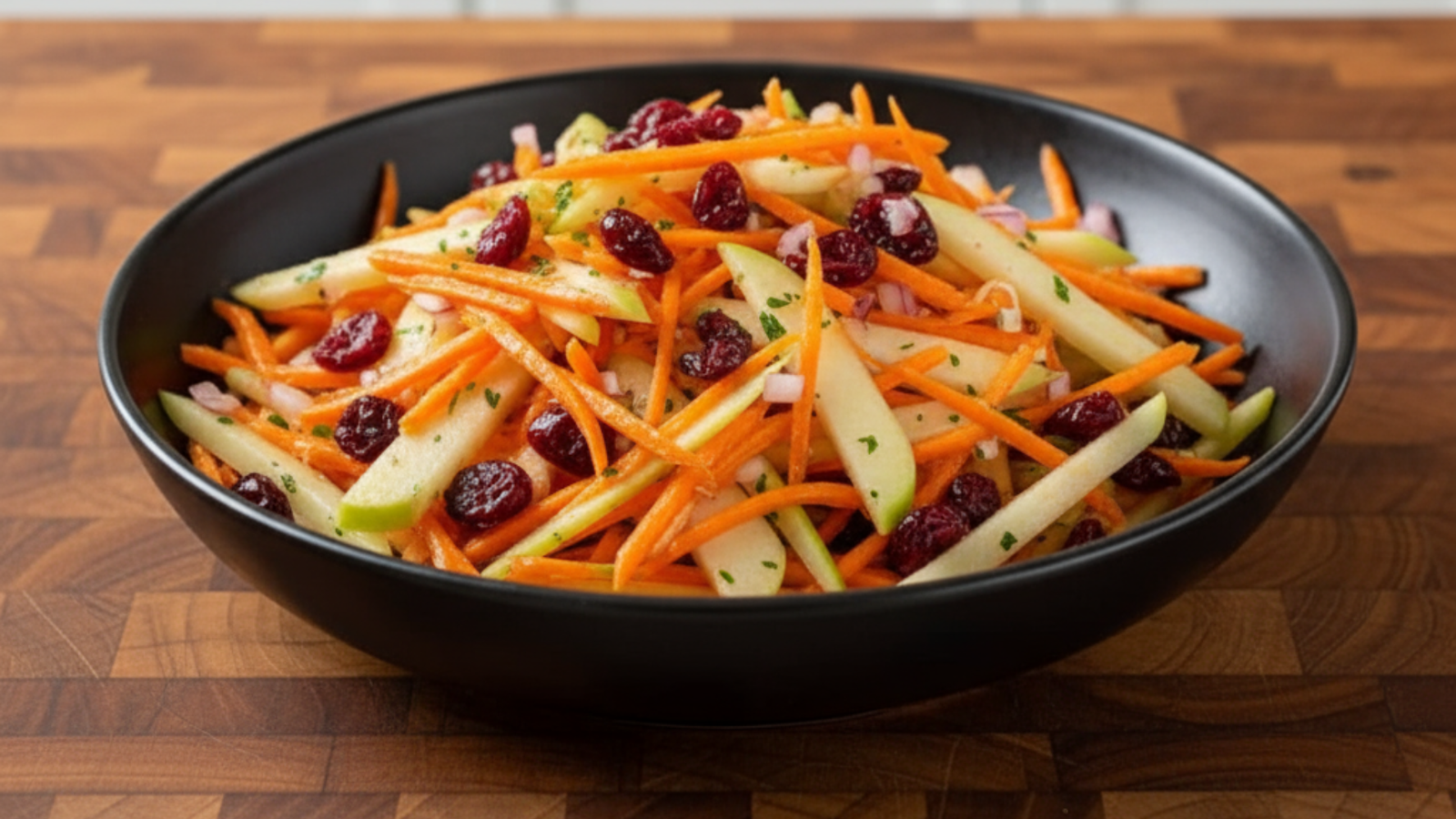 Apple Carrot Cranberry Salad