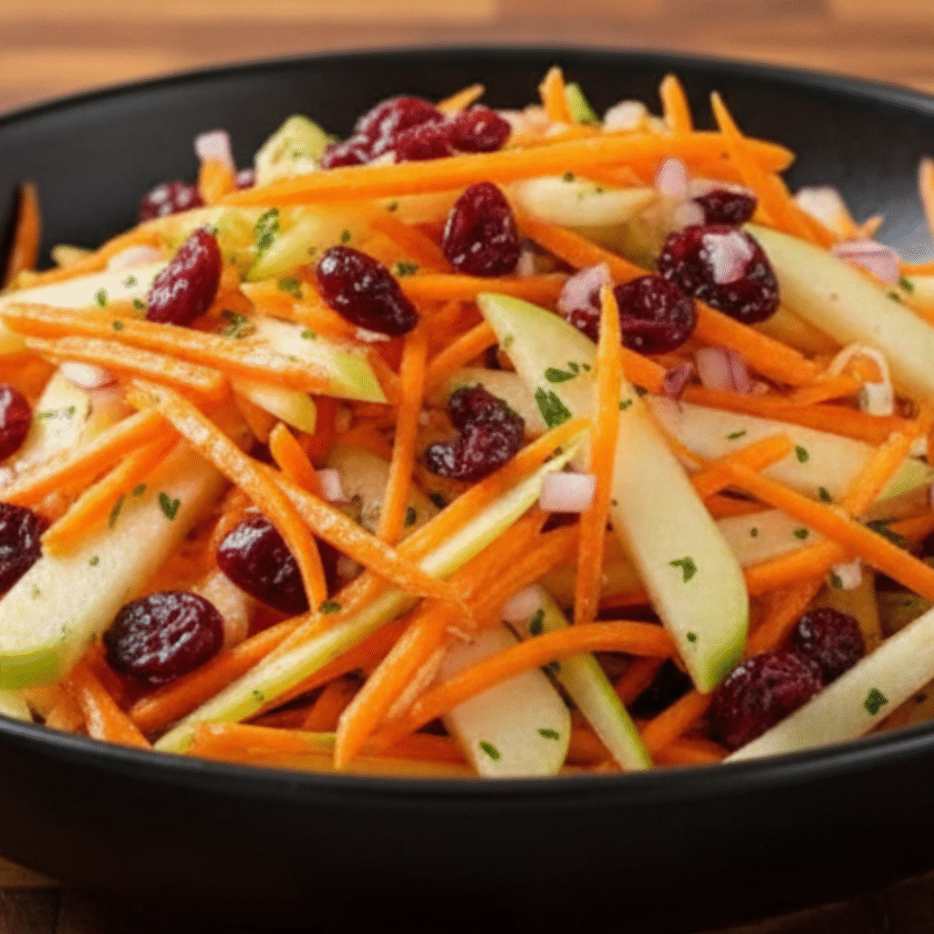 Celebrate with a Vibrant Apple Carrot Cranberry Salad: Unforgettable Thanksgiving Joys 1 Apple Carrot Cranberry Salad