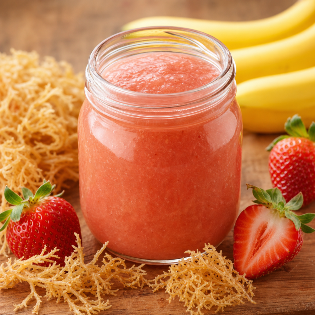 Strawberry Banana Sea Moss Gel